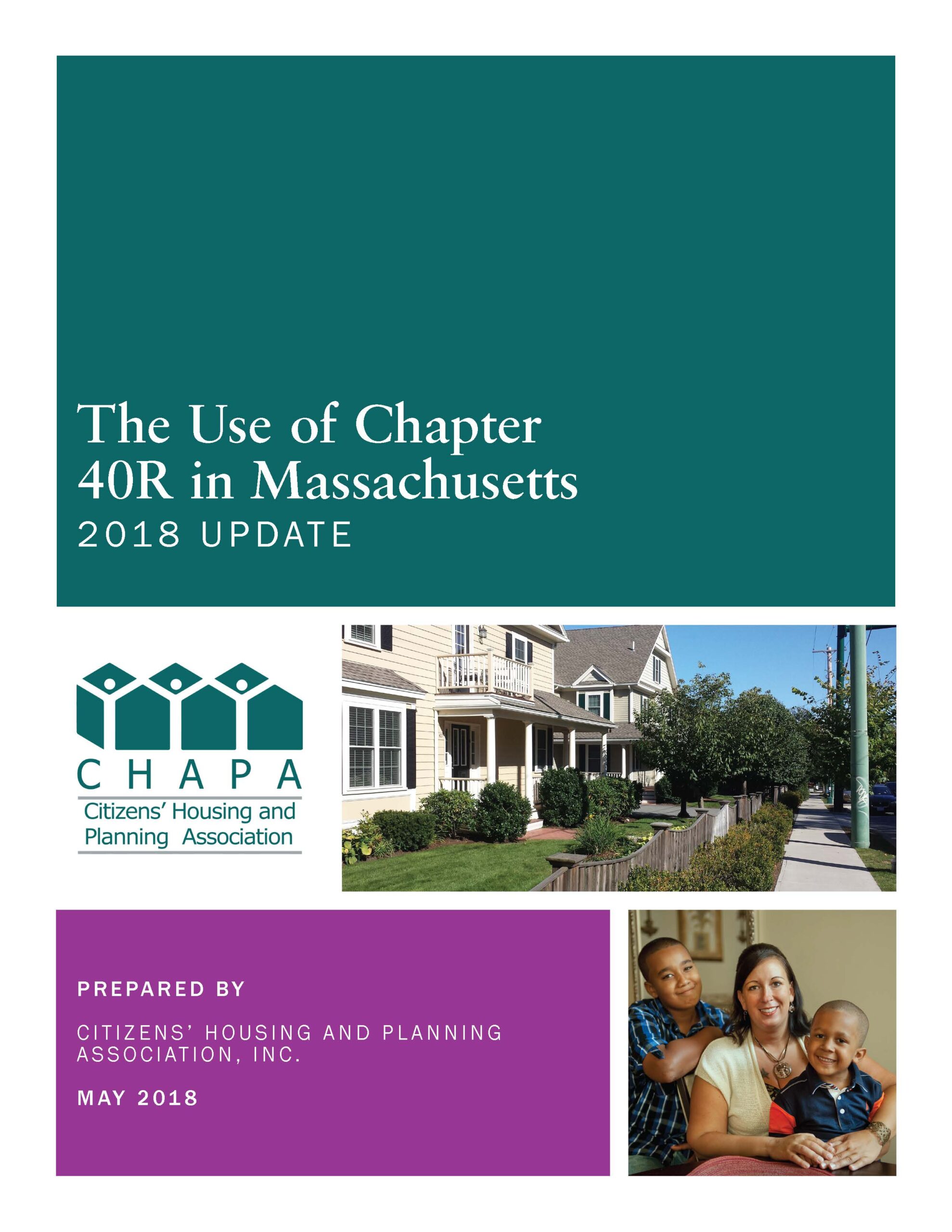 The Use of Chapter 40R in Massachusetts: 2018 Update